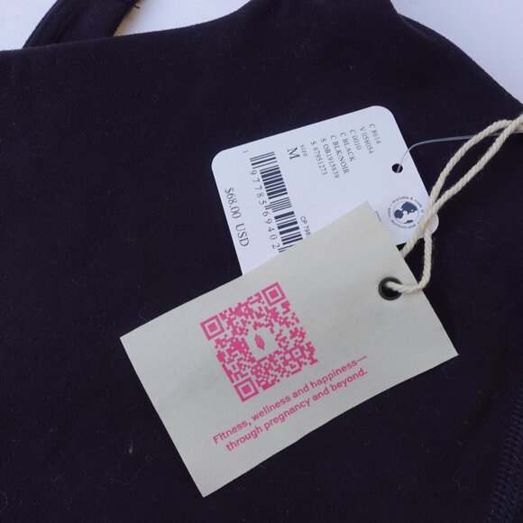 Free People Movement x Hatch Women's Sport Maternity Bra Black size M NWT $68 - Picture 5 of 8